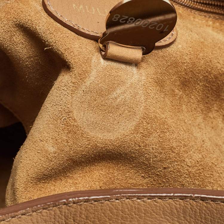 Pre Owned Mulberry Tan Leather Small Bayswater Satchel