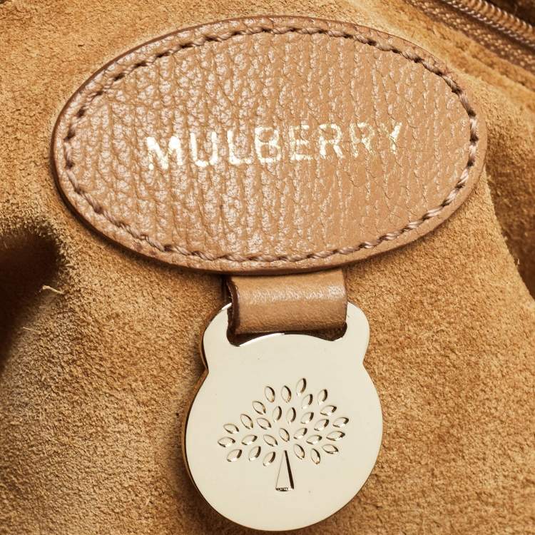 Pre Owned Mulberry Tan Leather Small Bayswater Satchel