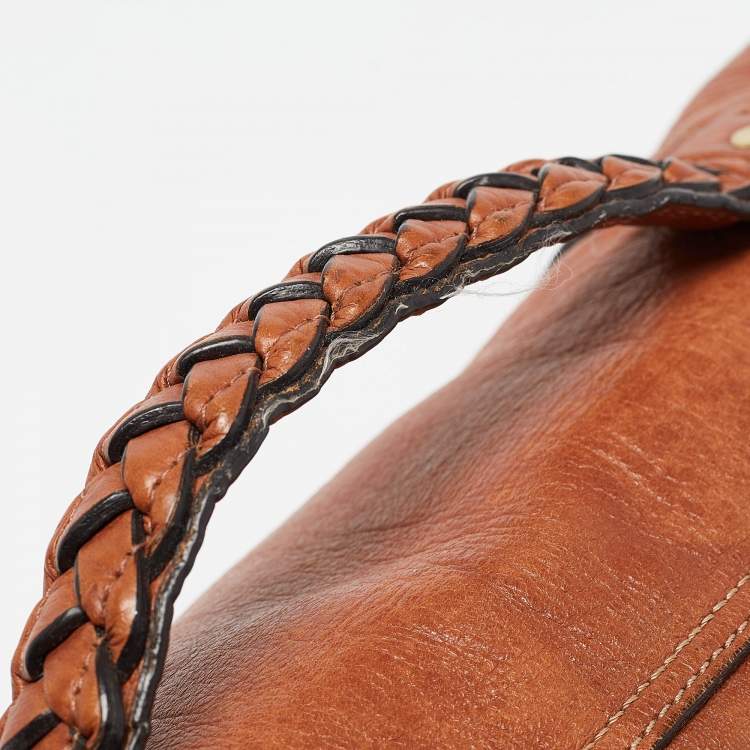 Pre Owned Mulberry Brown Leather Small Alexa Satchel