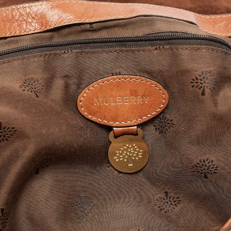 Pre Owned Mulberry Brown Leather Small Alexa Satchel