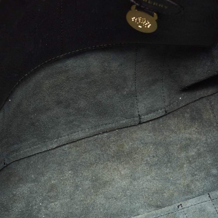 Pre Owned Mulberry Black Leather Bayswater Satchel