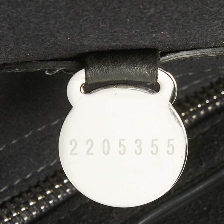 Pre Owned Mulberry Dark Grey Leather Bayswater Satchel