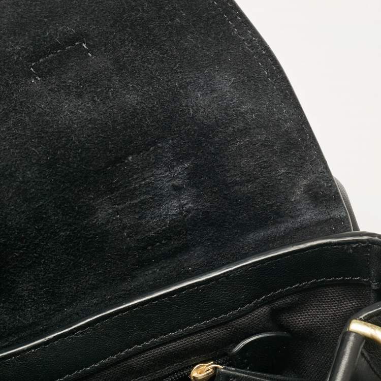 Pre Owned Mulberry Black Leather Small Alexa Satchel