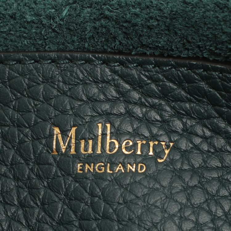 Pre Owned Mulberry Green Leather Alexa Shoulder Bag