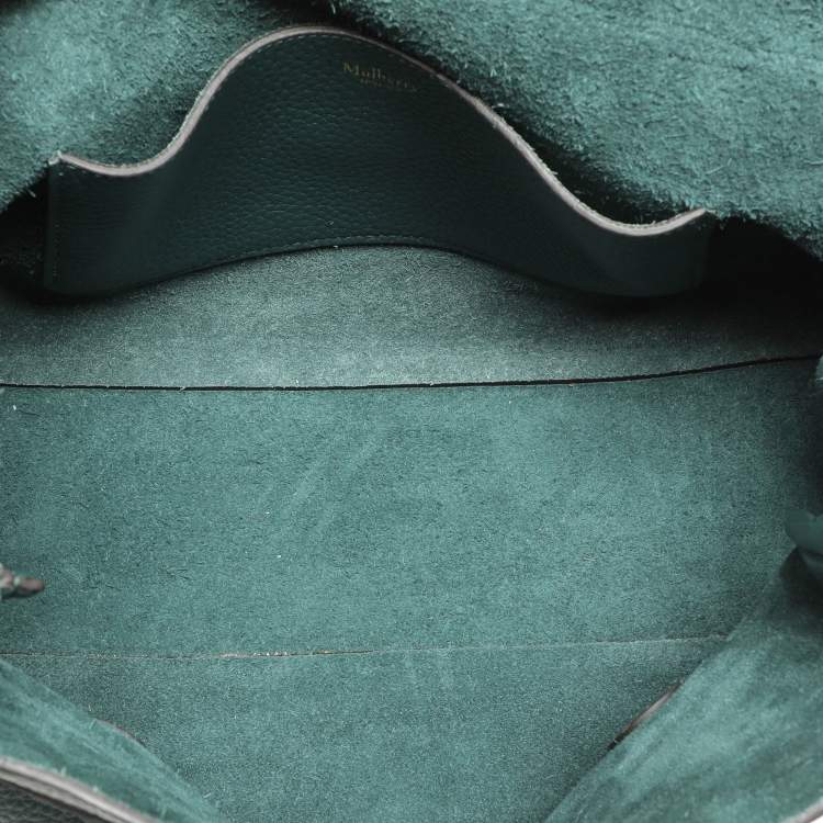 Pre Owned Mulberry Green Leather Alexa Shoulder Bag