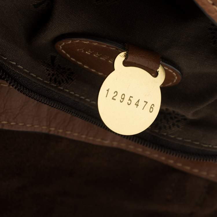 Pre Owned Mulberry Brown Leather Mini Alexa Crossbody Bag