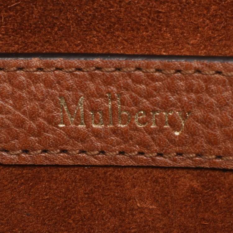 Pre Owned Mulberry Brown Leather Amberley Shoulder Bag