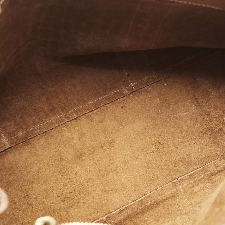 Pre Owned Mulberry Brown Croc Embossed Leather Bayswater Satchel