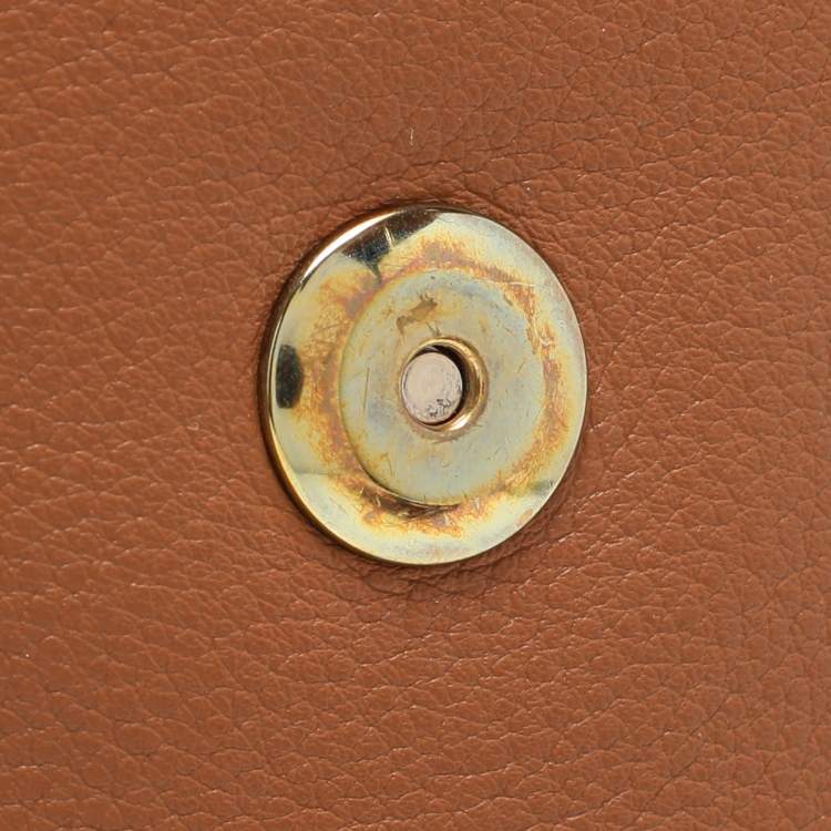 Pre Owned Mulberry Brown Leather Effie Flap Hobo