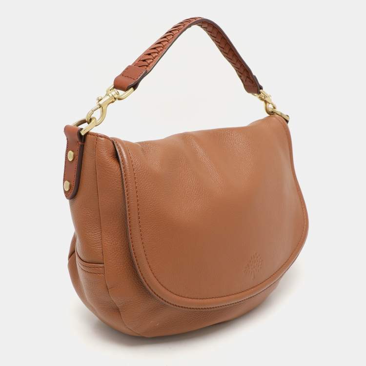 Pre Owned Mulberry Brown Leather Effie Flap Hobo