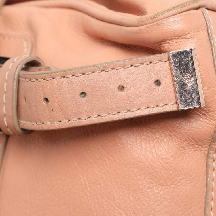 Pre Owned Mulberry Peach Leather Mini Alexa Crossbody Bag