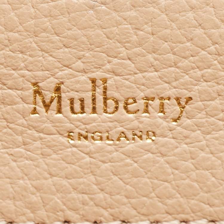 Pre Owned Mulberry Beige Leather Mini Bayswater Backpack