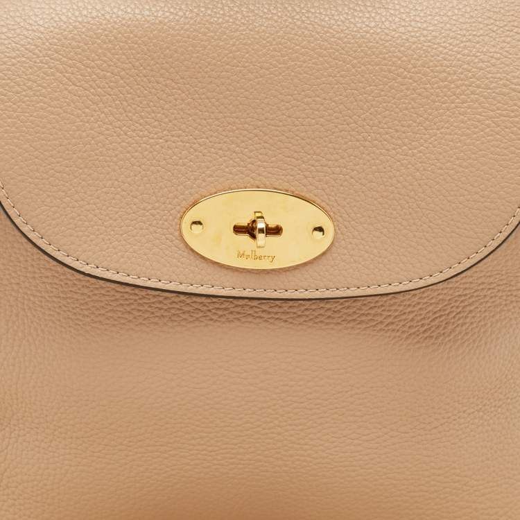 Pre Owned Mulberry Beige Leather Mini Bayswater Backpack