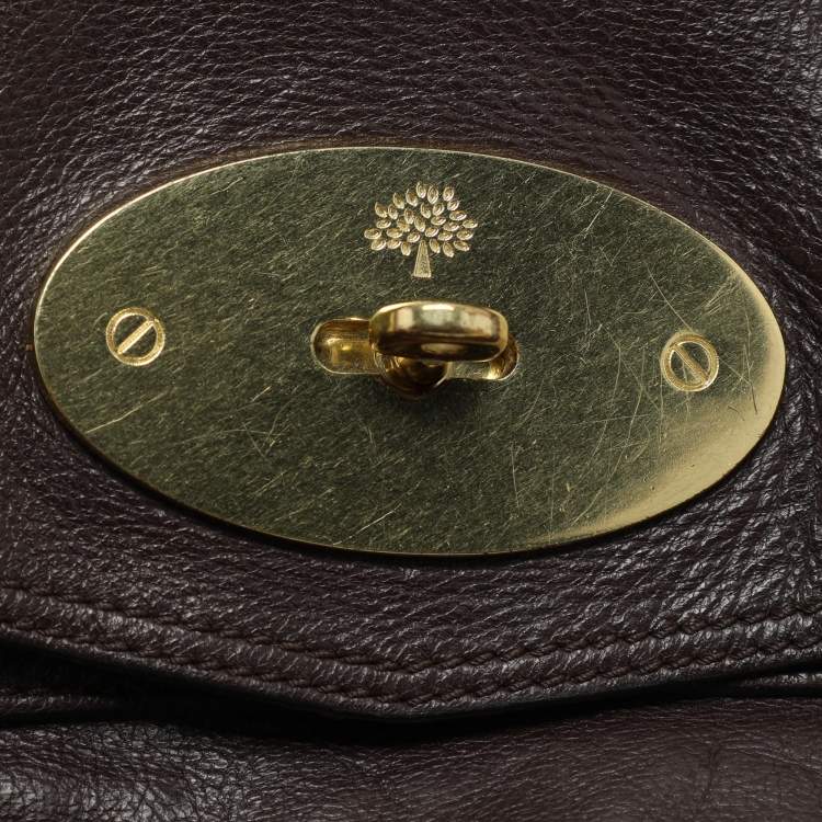 Pre Owned Mulberry Brown Leather Alexa Satchel