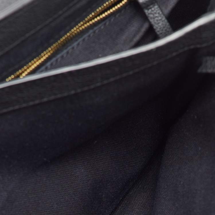 Pre Owned Mulberry Black Leather Medium Belted Bayswater Top Handle Bag