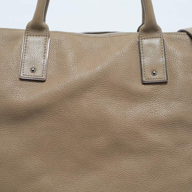 Pre Owned Mulberry Beige Alice Zip Tote
