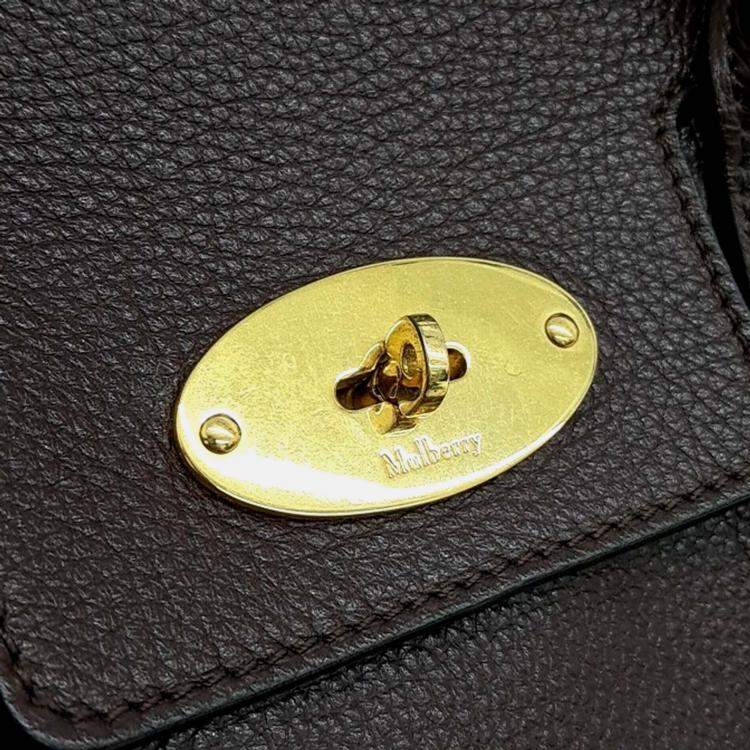 Pre Owned Mulberry Bayswater Burgundy Leather Backpack