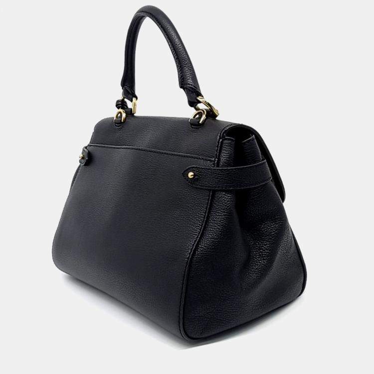 Pre Owned Mulberry Black Leather Primrose Tote and Shoulder Bag