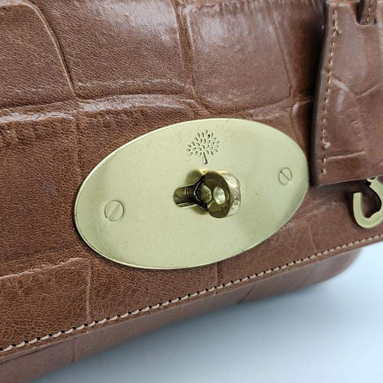 مملوكة مسبقًا Mulberry Brown Leather Lily Bag