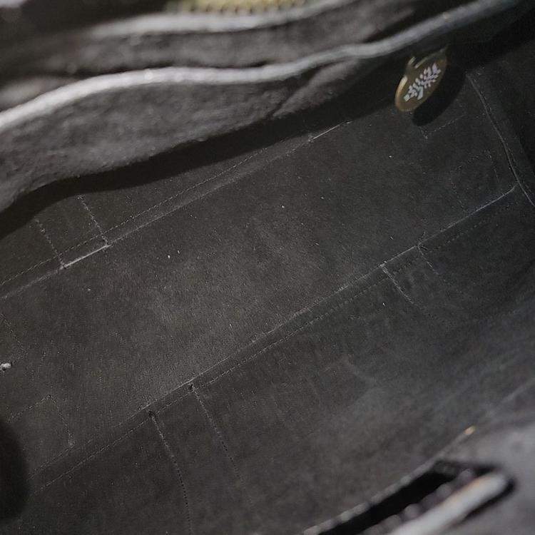 Pre Owned Mulberry Black Leather Bayswater