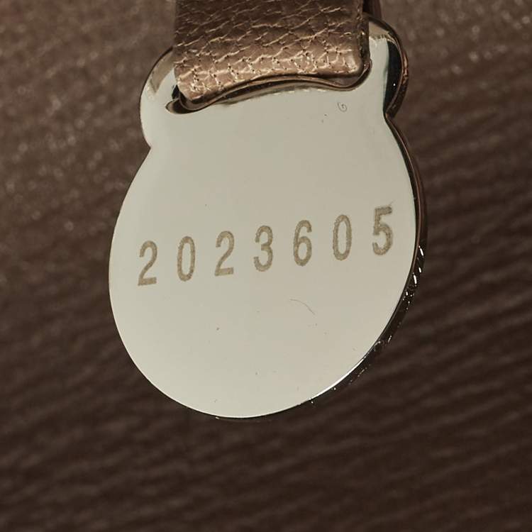 Pre Owned Mulberry Bayswater Dark Beige Leather Shoulder Bag