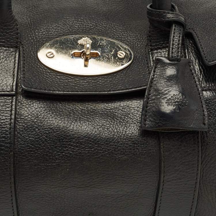 Pre Owned Mulberry Bayswater Heritage Black Leather Tote