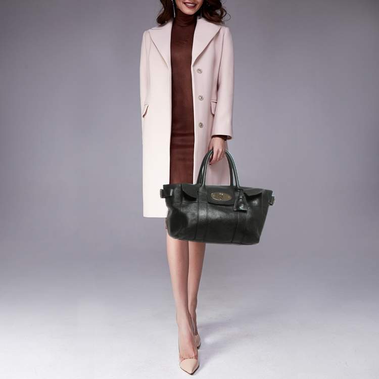 Pre Owned Mulberry Bayswater Heritage Black Leather Tote
