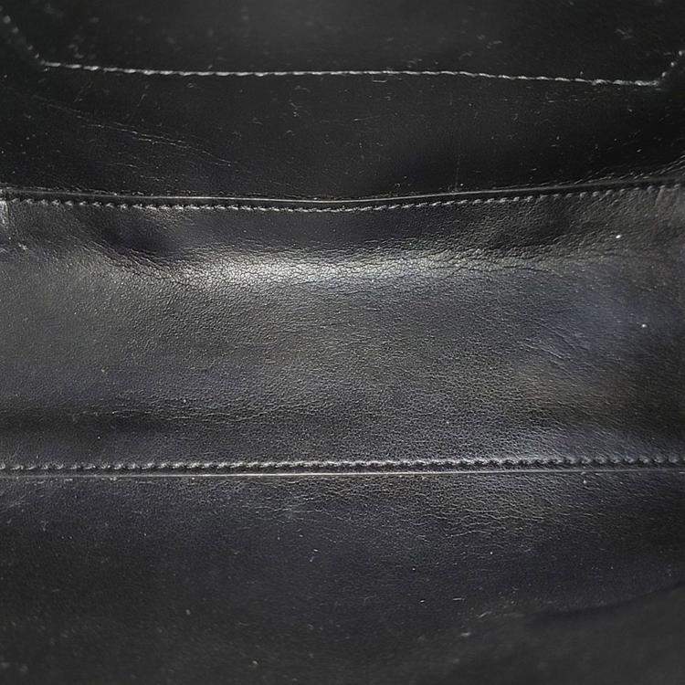 Pre Owned Mulberry Black Leather Mini Bayswater