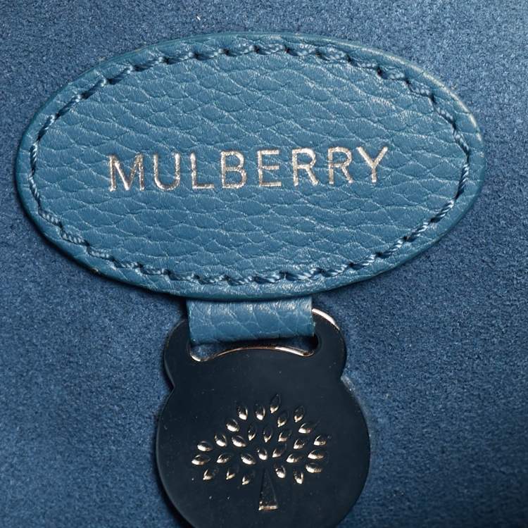 Pre Owned حقيبة كتف مالبري ليلي جلد بني فاتح متوسطة 