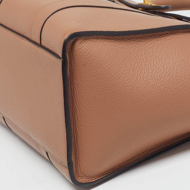 مملوكة مسبقًا Mulberry Zipped Bayswater Small Beige Leather Tote