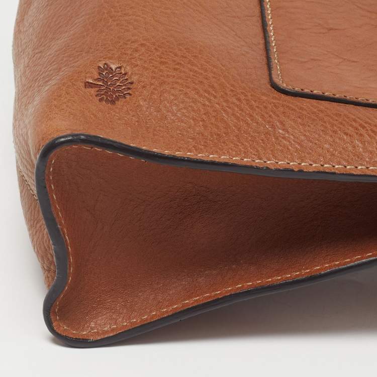 Pre Owned Mulberry Antony Brown Leather Messenger Bag