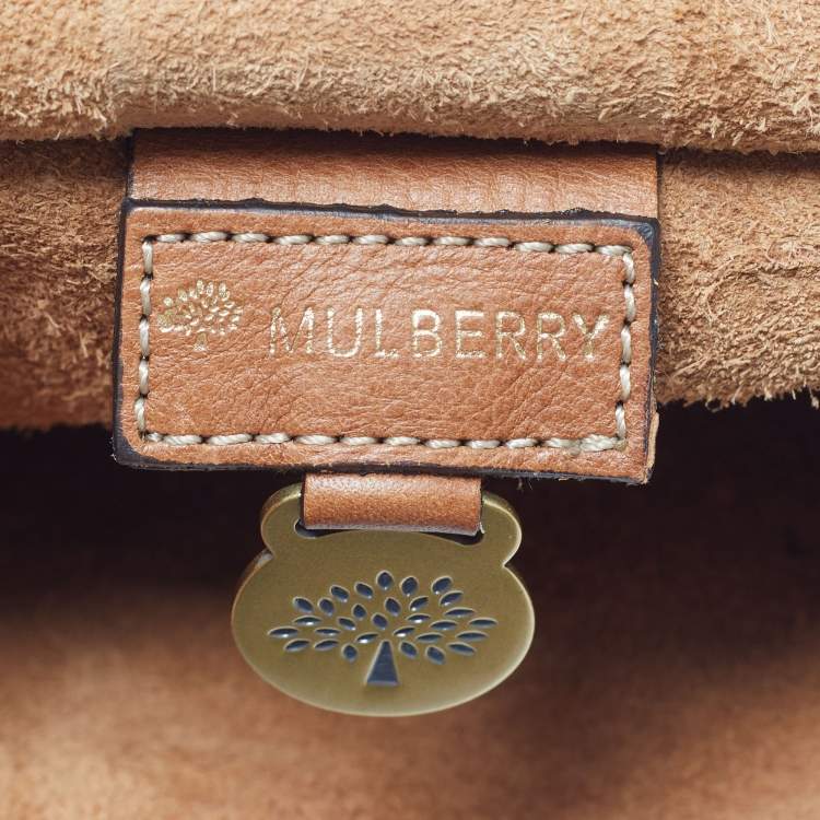 Pre Owned Mulberry Antony Brown Leather Messenger Bag