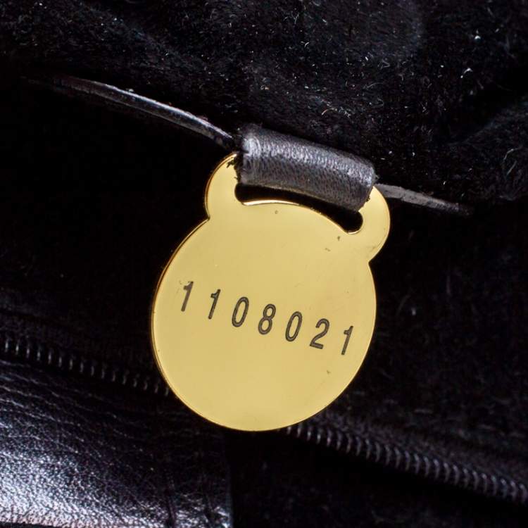 Pre Owned Mulberry Black  Leather Large Margaret Shoulder Bag