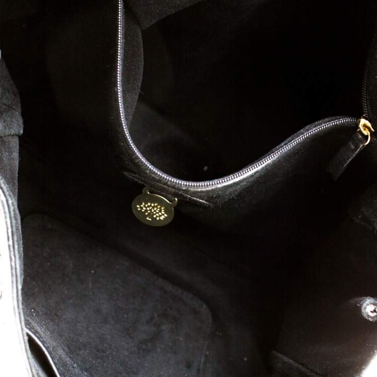Pre Owned Mulberry Black  Leather Large Margaret Shoulder Bag