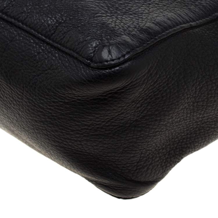 Pre Owned Mulberry Black  Leather Large Margaret Shoulder Bag