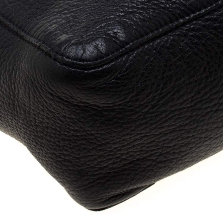 Pre Owned Mulberry Black  Leather Large Margaret Shoulder Bag