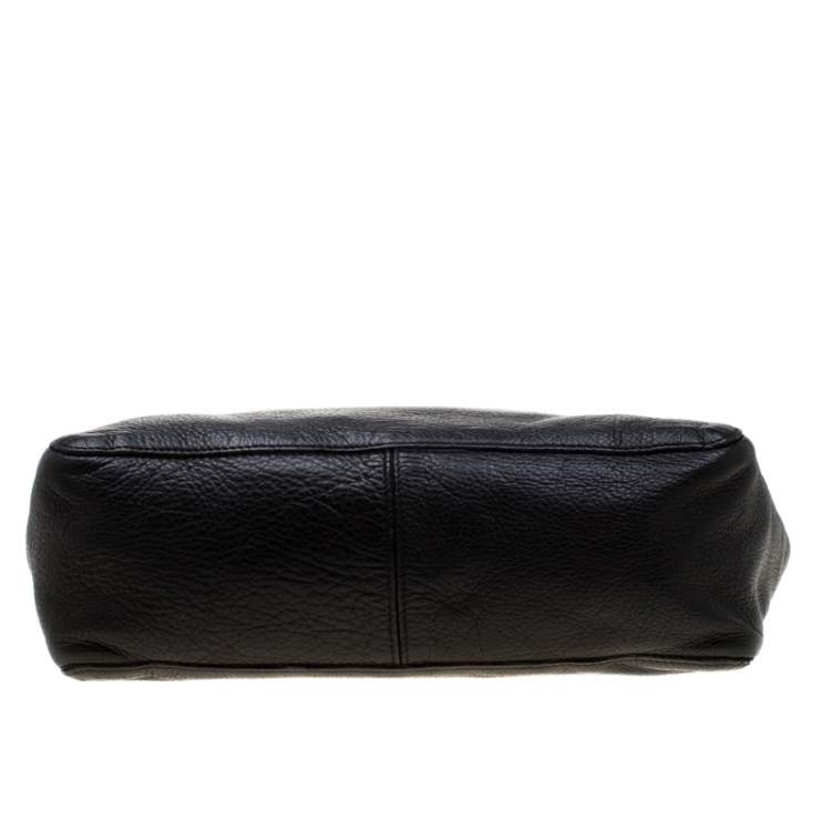 Pre Owned Mulberry Black  Leather Large Margaret Shoulder Bag