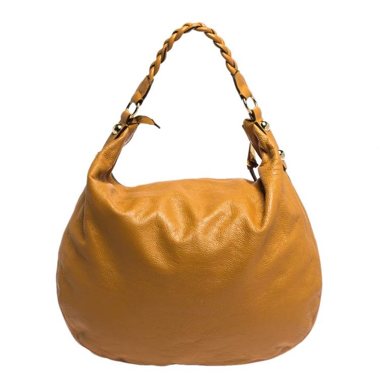 Pre Owned Mulberry Tan Leather Daria Hobo
