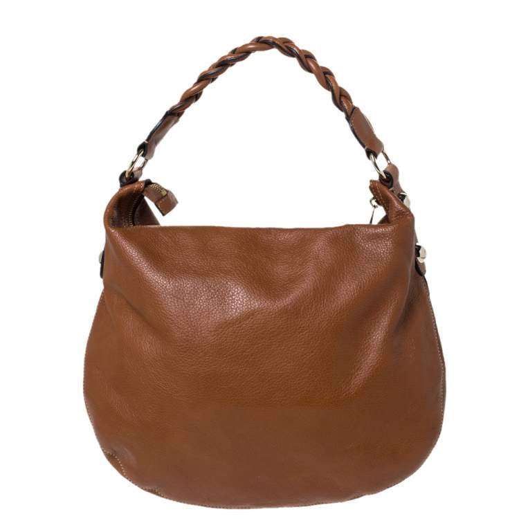 Pre Owned Mulberry Tan Leather Daria Hobo