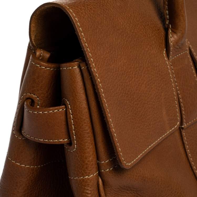 Pre Owned Mulberry Tan Leather Bayswater Satchel