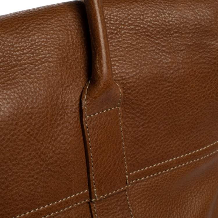 Pre Owned Mulberry Tan Leather Bayswater Satchel