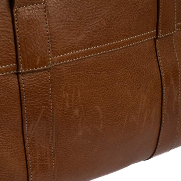 Pre Owned Mulberry Tan Leather Bayswater Satchel