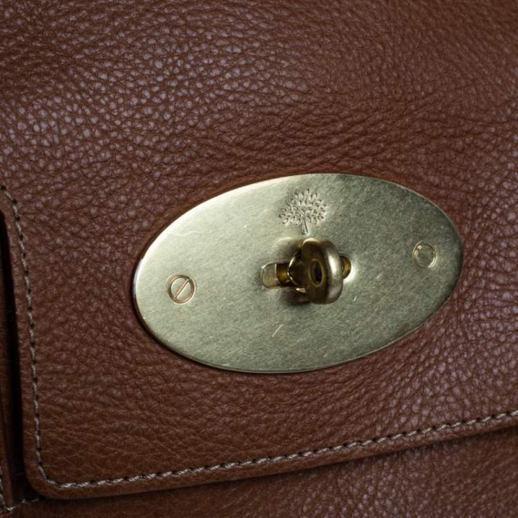 Pre Owned Mulberry Tan Leather Bayswater Satchel
