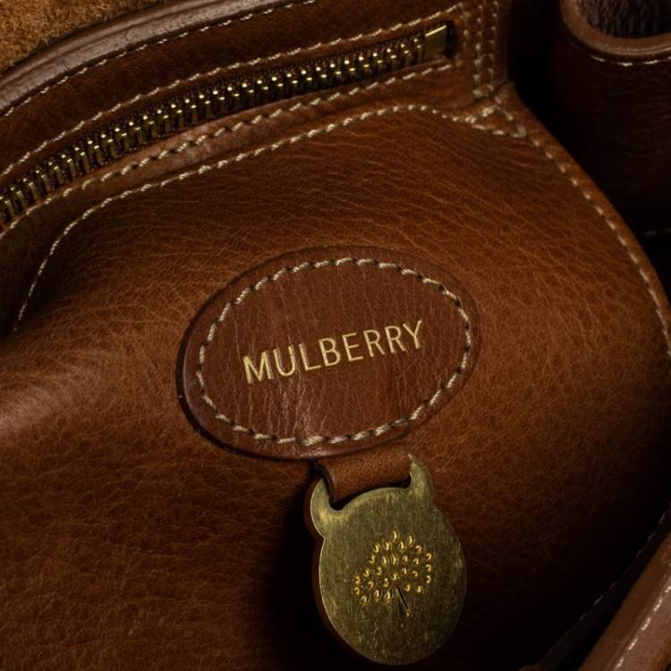 Pre Owned Mulberry Tan Leather Bayswater Satchel