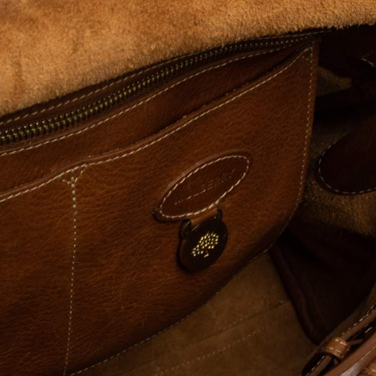 Pre Owned Mulberry Tan Leather Bayswater Satchel