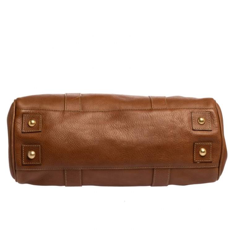 Pre Owned Mulberry Tan Leather Bayswater Satchel
