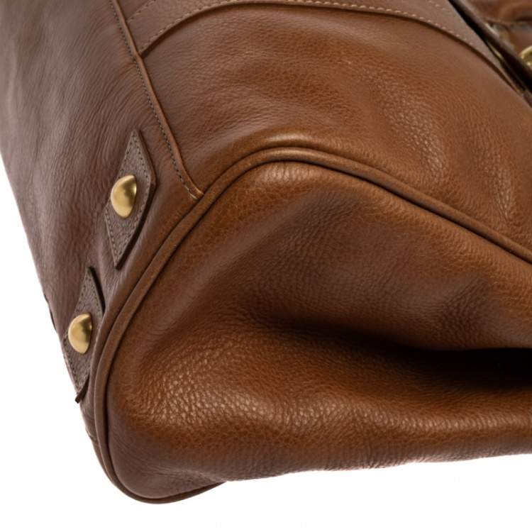 Pre Owned Mulberry Tan Leather Bayswater Satchel