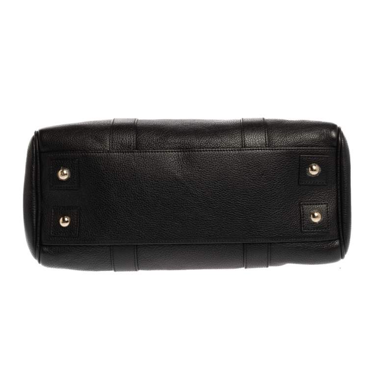 Pre Owned Mulberry Black Leather Bayswater Satchel