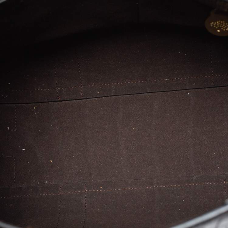 مملوكة مسبقًا Mulberry Dark Brown Croc Embossed Leather Bayswater Satchel