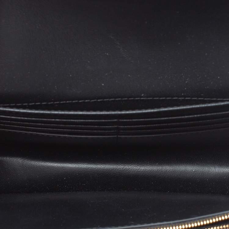 Pre Owned Mulberry Black Croc Embossed Leather Small Darley Crossbody Bag